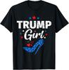 Trump Girl Tee Trump 2024 Election American Flag T-Shirt Unisex T-Shirt