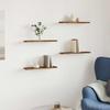 Wall Shelves 4 Pcs Vintage Wood Look 40 X 20 X 1.5 Cm Engineered Wood