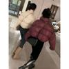 Parka Invernali da Donna Streetwear Spesso All-Match Giacca in Piuma da Donna Comodo Semplice Corto Caldo Cappotto