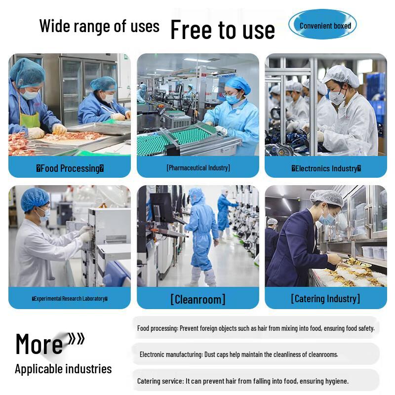 Disposable Food Service Hair Nets