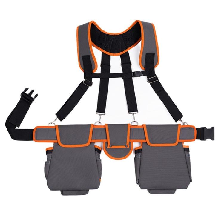 Ergonomic Magnetic Tool Belt With Reinforced Straps For Electricians Carpenters Gardeners And Maintenance Professionals