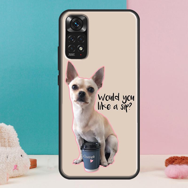 Chihuahua Dog Case For Xiaomi Redmi Note 13 12 Pro 14 11 9 10 9S 10S 11S 12S Redmi 14C 13C 10C 12C Cover