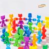 Kindergarten Soft Plastic Building Blocks Animal Baby Elf Building Blocks Villain Plastic Puzzle Toys