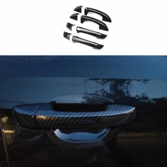For VW Passat B8 2011~2017 2018 ABS Carbon Fiber Outside Door Handle Cover Trim