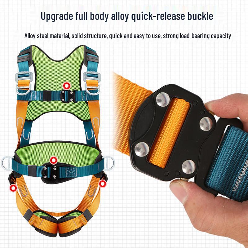 Lieve Full Body Quick-Insert Safety Harness with Double Hooks