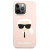 Karl Lagerfeld Klhcp13Lslkhlp Iphone 13Pro / 13 6,1 Jasnoróżowy/Light Pink Hardcase Silicone Karl`s Head