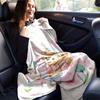 1pc, Duffy (6) Cozy Flannel Throw Blanket, Perfect Gift for Bedroom, Living Room, Travel, Camping, Car, Beach, Office Naps, Ideal Sofa Blanket, Outdoo