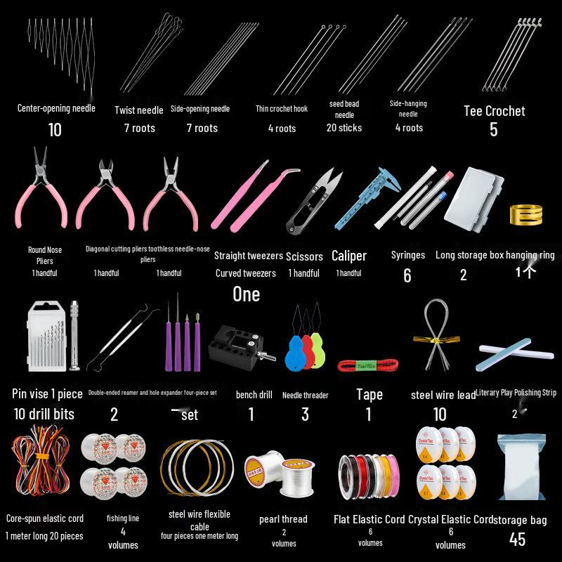 Beading Bracelet Tool Kit: Needle & Accessories for DIY Handmade Jewelry