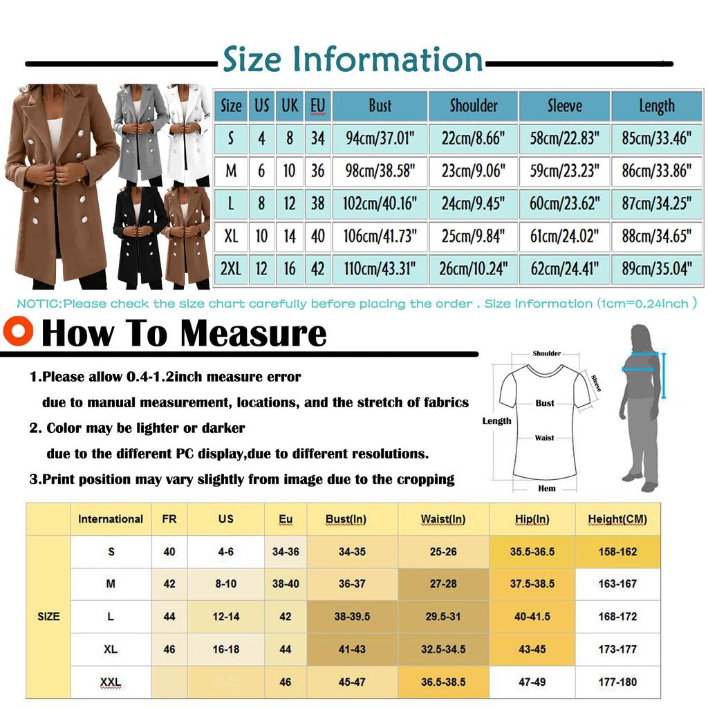 Women's And Winter Long-Sleeved Suit Collar Double-Breasted Neko Jacket