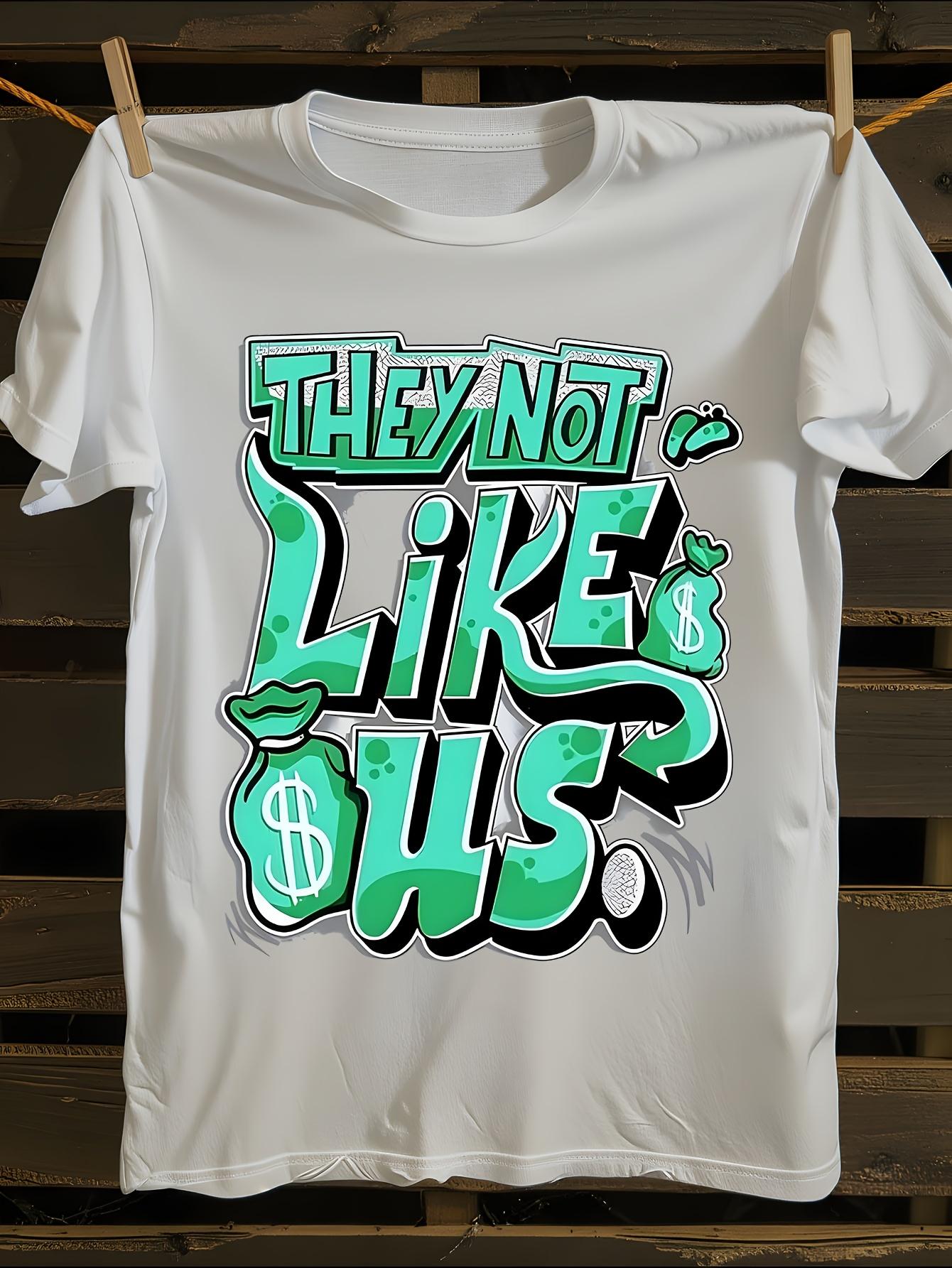 

Plus Size Comfort-Fit T-Shirt Mens Tshirt Womens Tshirts with Letters Print Short Sleeves T-Shirt Casual Street Tee Shirt Top L
