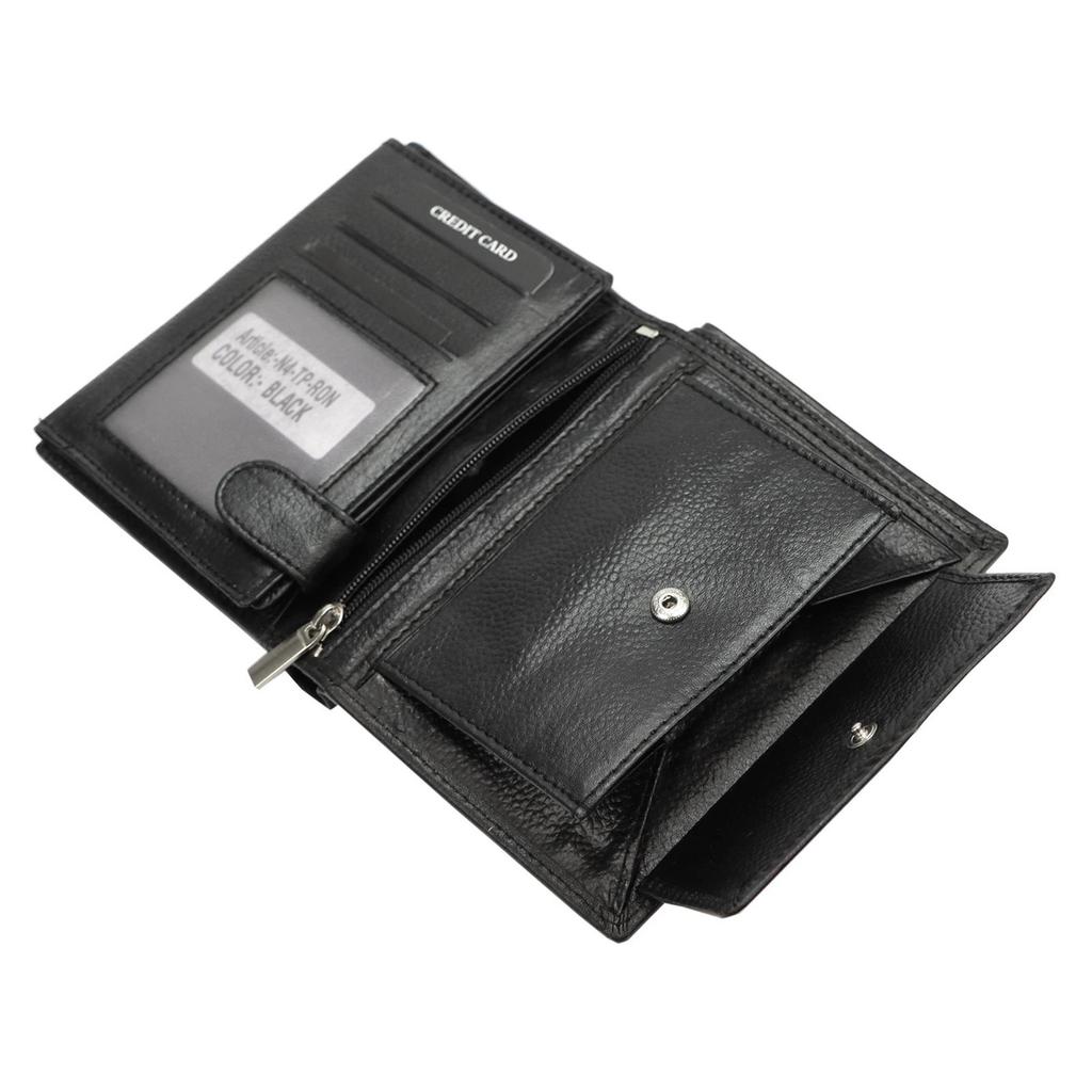 Großer abschließbarer Herren-Lederportemonnaie RFID Ronaldo