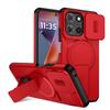 KEYSION Shockproof Armor Magnetic Case for Motorola MOTO G 5G 2025 Slide Camera Protection Kickstand Phone Cover for Edge 2025