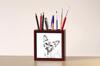 Burmese cat – Pen holder with a cat, desk organizer with a print | Art-Dog