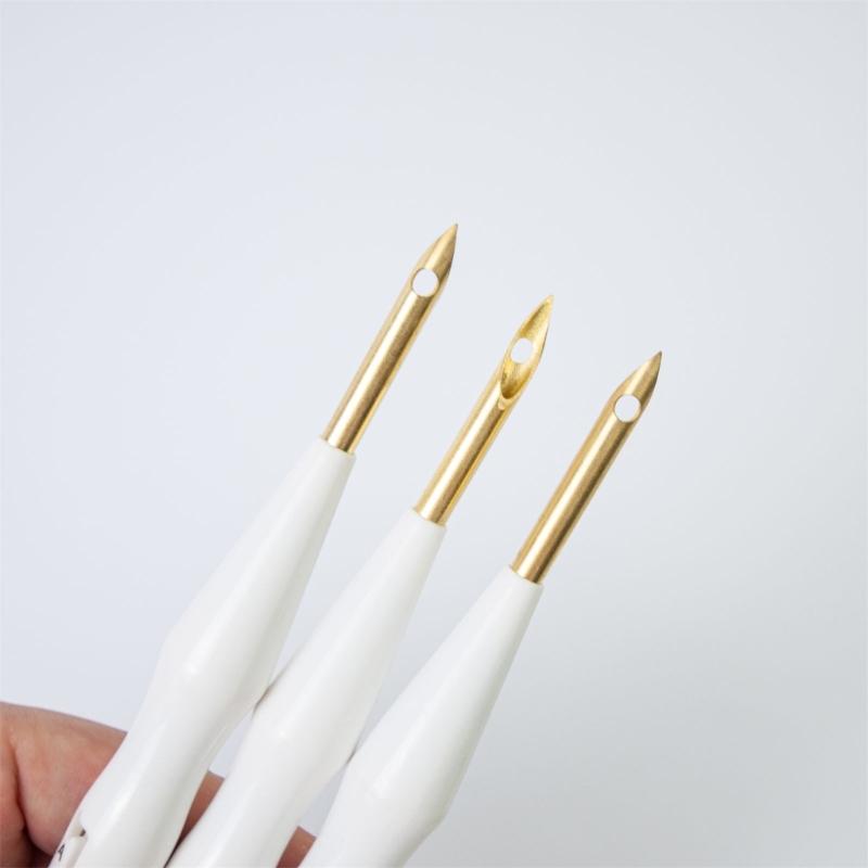 Adjustable Punching Needle Tool With 5 Embroidery Cloth and Threader 5mm Needle Tip For Embroidery Crafting Project