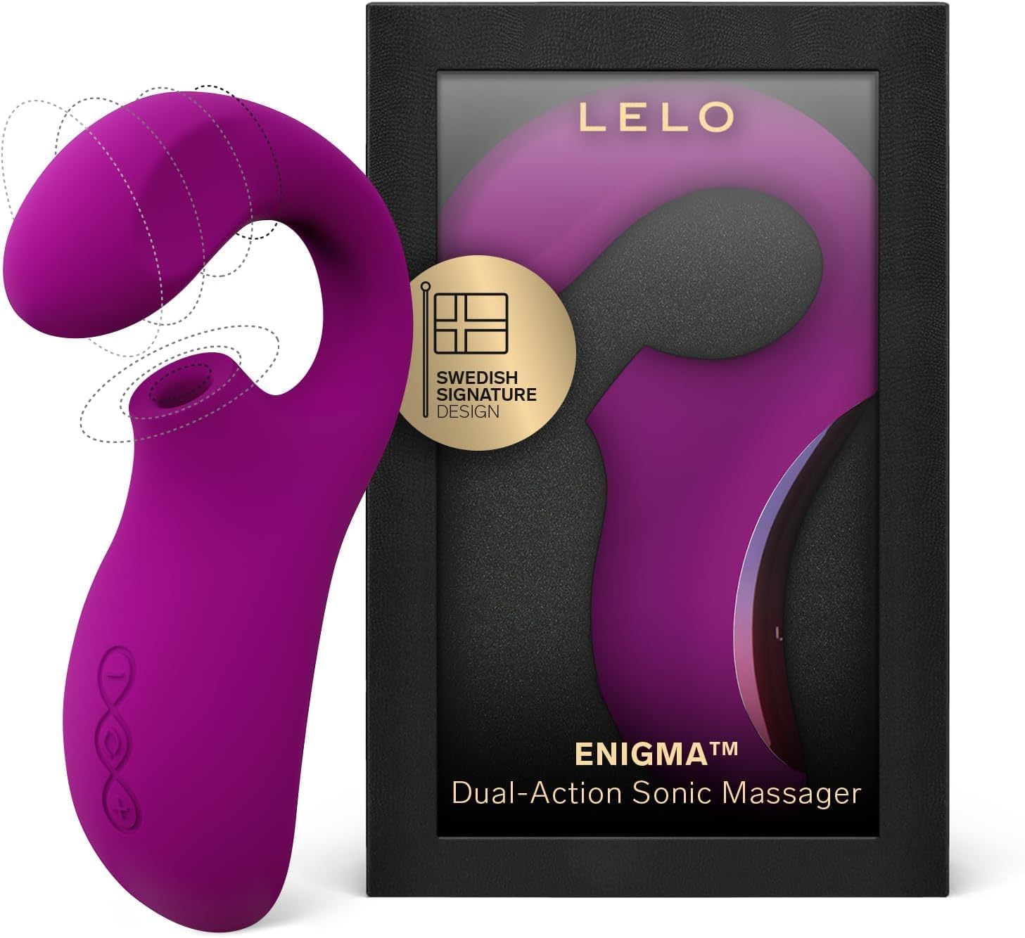 Вибратор двойной стимуляции LELO ENIGMA для женщин Двойная стимуляция внутри и водонепроницаемая игрушка для взрослых для взрослых клиторальный вибратор для женщин -