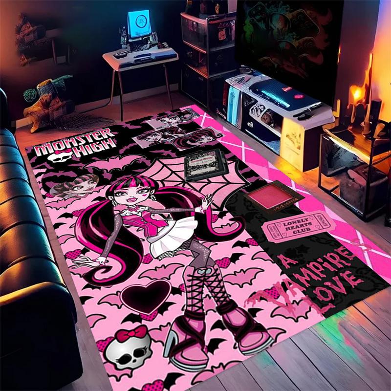Monster High: Vampire Love Carpet Home Decor Floor Mats Doormat Art Dormitory Decoration