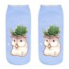New Fashion 3D Printed Mouse Totoro Socks Funny Kawaii Women Cute Animal Fitness Hamster Sokken Dropship