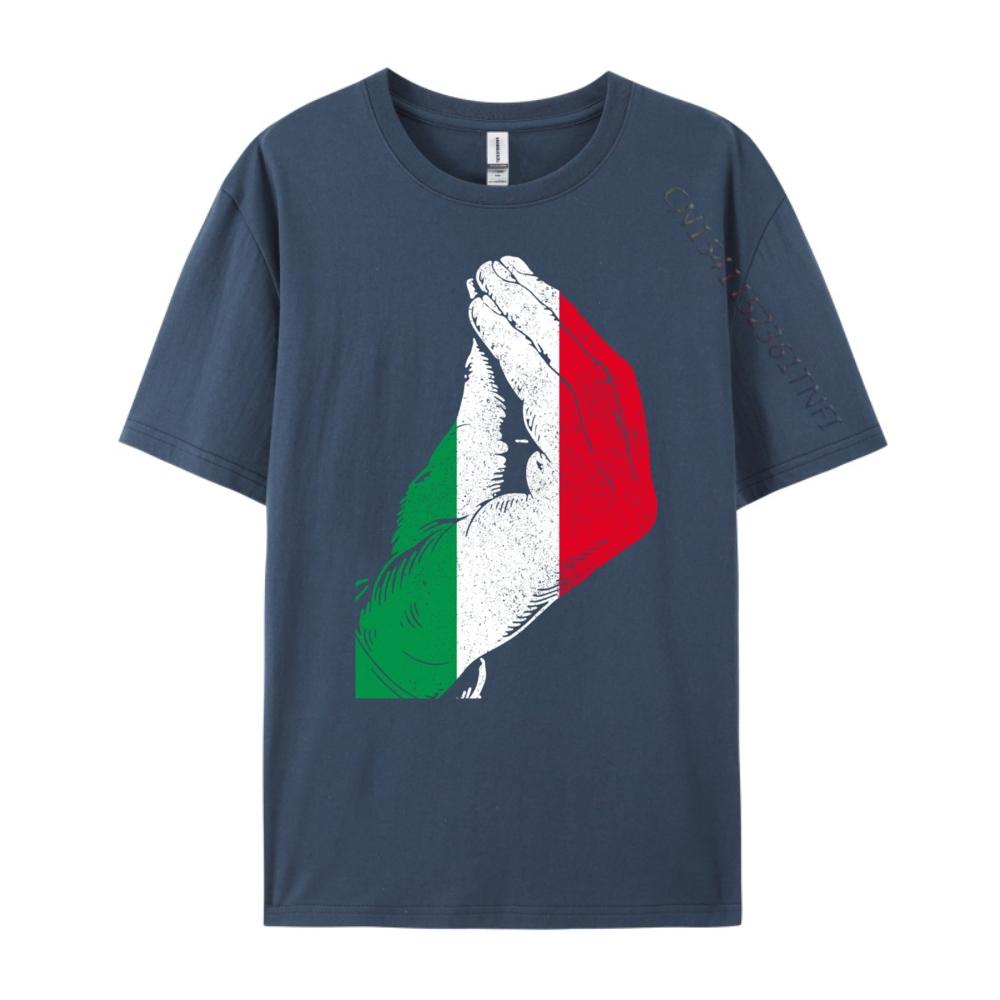 Italy Hand Gesture Italy Flag Pride Free Shippping Clothes Luxury Tshirt Birthday Cute Oversized T Shirt