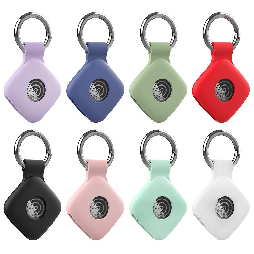 2 PCS Silicone Case for Tile Mate 2025 2025 Soft Flexible Scratch Resistant Cover W/ Keychain Holder Case Protective Cover