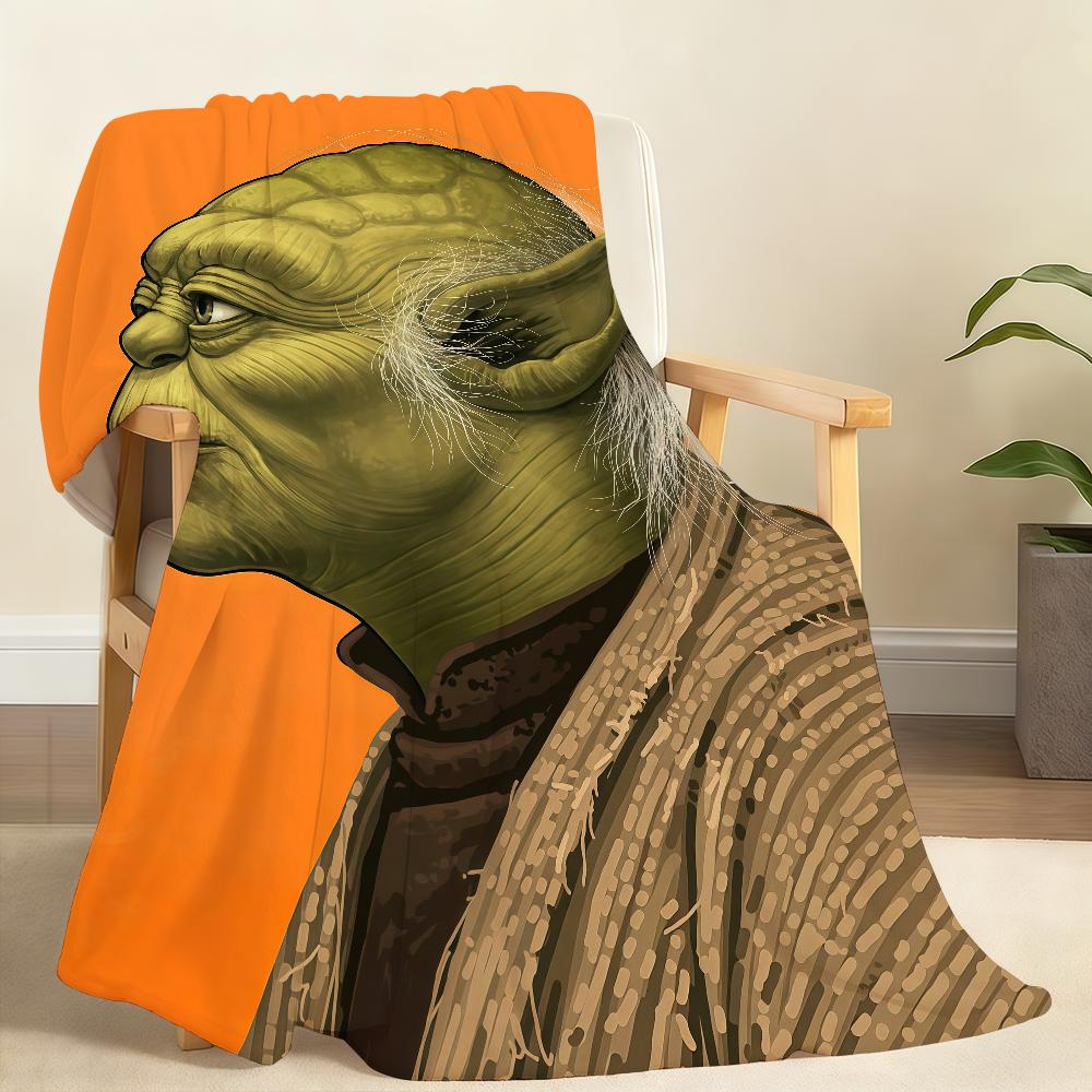 Y-Yoda Classic S-Star W-Wars Blanket Soft Throw Blanket for Home Bedroom Bed Sofa Picnic Travel Office Rest Cover Blanket Gift
