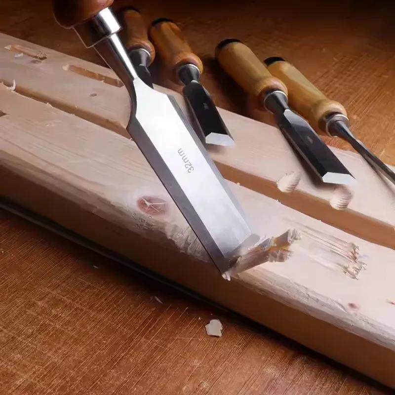 8-24MM Wood Carving Chisels Set Professional for Woodworking with Ergonomic Wood Carving Tools DIY Auxiliary Tools