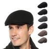 Newsboy Hats for Men Wool Blends Flat Cap Adjustable Ivy Driving Gatsby Hat