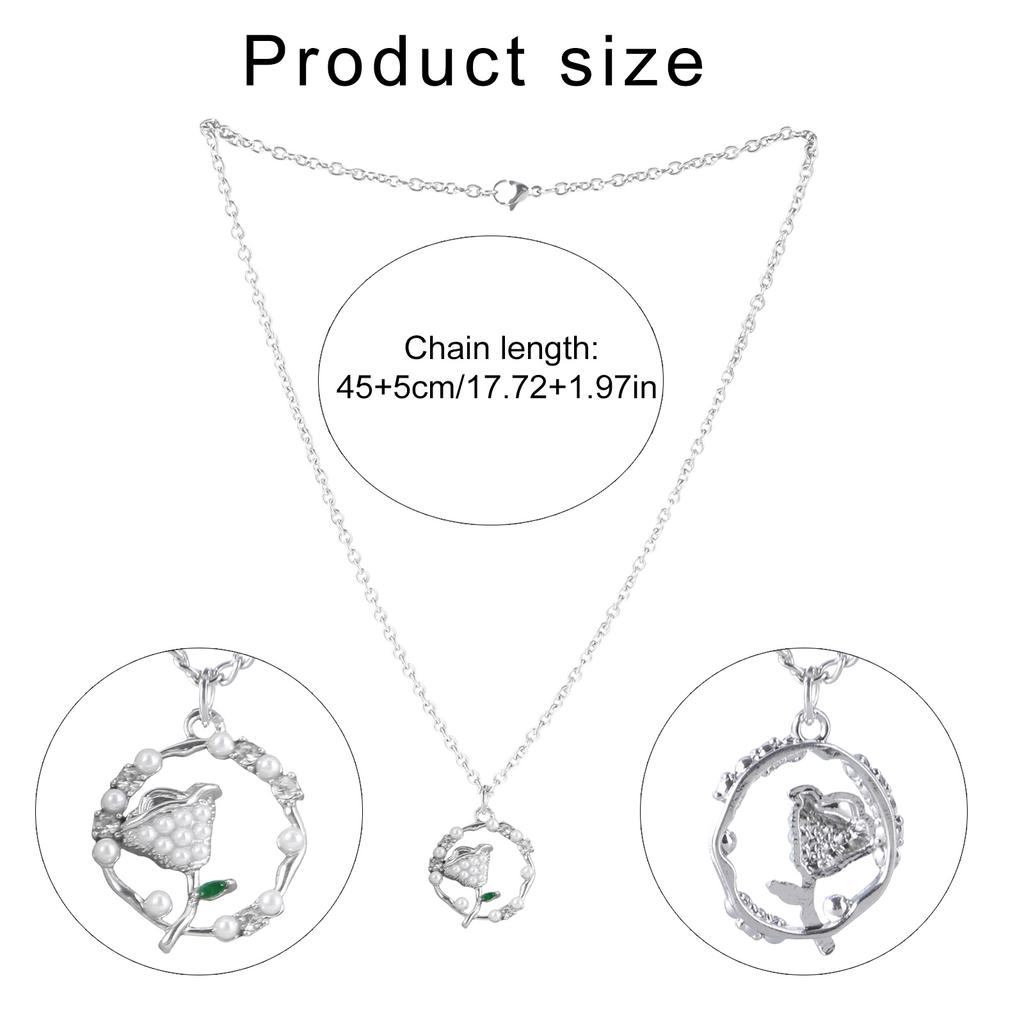 Versatile Use Alloy Pendants Necklace Craft Supplies Portable for Jewelry Making Featuring Heart Flower Designs