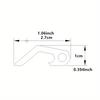 1/2pcs Stainless Steel Mini Bottle Opener Keychain - Portable Pocket-Sized Manual Beverage Opener for Camping & Everyday Use