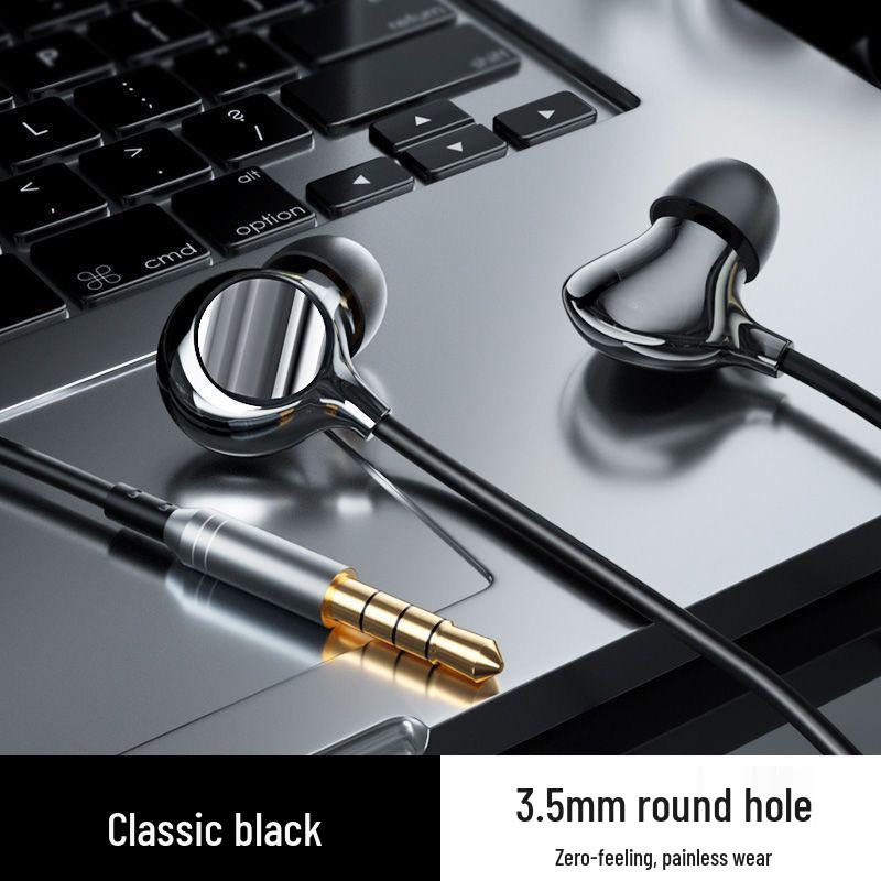 Heavy Bass In-Ear Wired Headphones for Apple, Oppo, Huawei, Vivo & Xiaomi