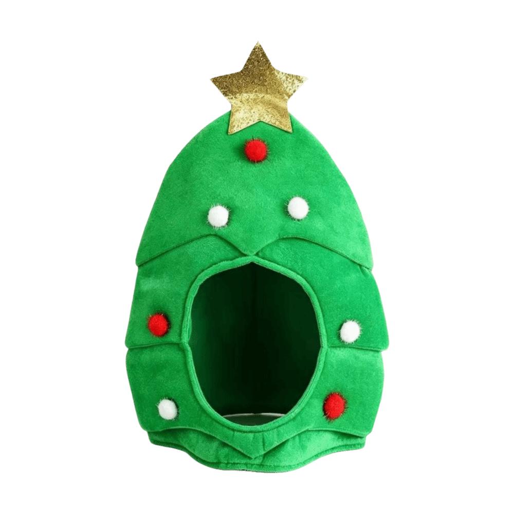 Cosplay Soft Plush Christmas Hat Tree Elk Festive Santa Claus Hat Funny New Year Clown Hat Party
