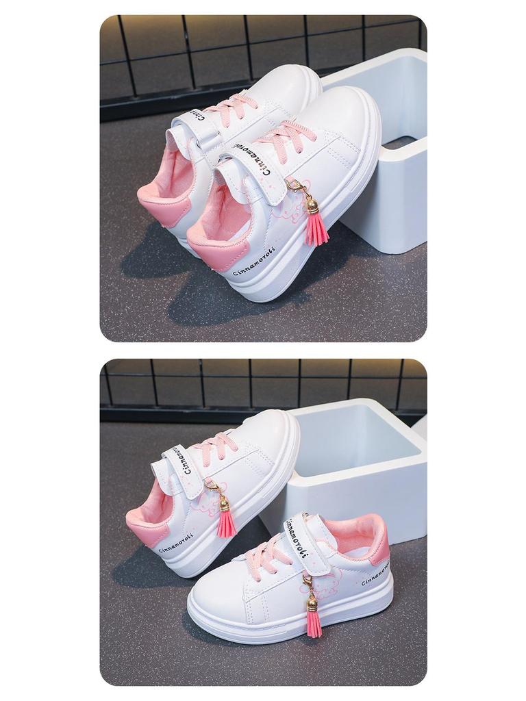 2025 Spring & Autumn Girls' Low-Top Casual Soft-Sole Board Shoes - Stylish Sports Shoes for Big Kids & Students