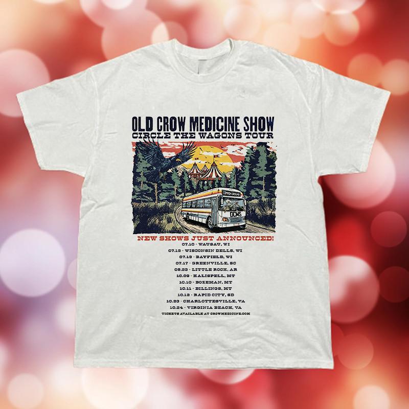 

The Circle The Wagons Tour OLD CROW MEDICINE SHOW FULL SIZE S-5XL SS896 Unisex T-Shirt XXL