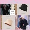 Stylish Winter Warm Fuzzy Sherpa Bucket Hat For Both Men And Women In Beige