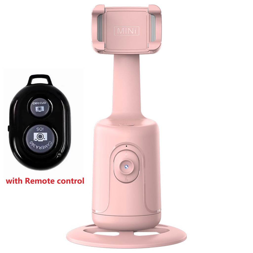 P01 Smart 360° Auto Tracking Shooting Gimbal Selfie AI Camera Recognition Body Face Follow Live Shoot Phone Stand for Vlog Video