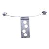 BSR6 Cortinilla Deslizante para Techo Solar Clip Lateral Derecho Resorte Soporte Metálico para BMW Serie 3 E46 1997-2006 54138246025