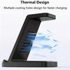 Wireless Charger Stand 3 In 1 Fast Charging Station for iPhone 16 15 14 13 12 Pro Max  iWatch 10/9/8/7/6/5/4/3 Airpods 4/3/2/