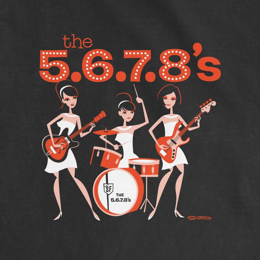 The 5.6.7.8 s BAND BLACK T-shirt short sleeve All sizes SUMMER SHIRT 1F2019 Unisex T-Shirt S