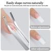 1/4/5/7Pc Professional Stainless Steel Nail Care Tools Double Head Cuticle Pusher Cuticle Nipper Nail Cuticle Remover Accessorie