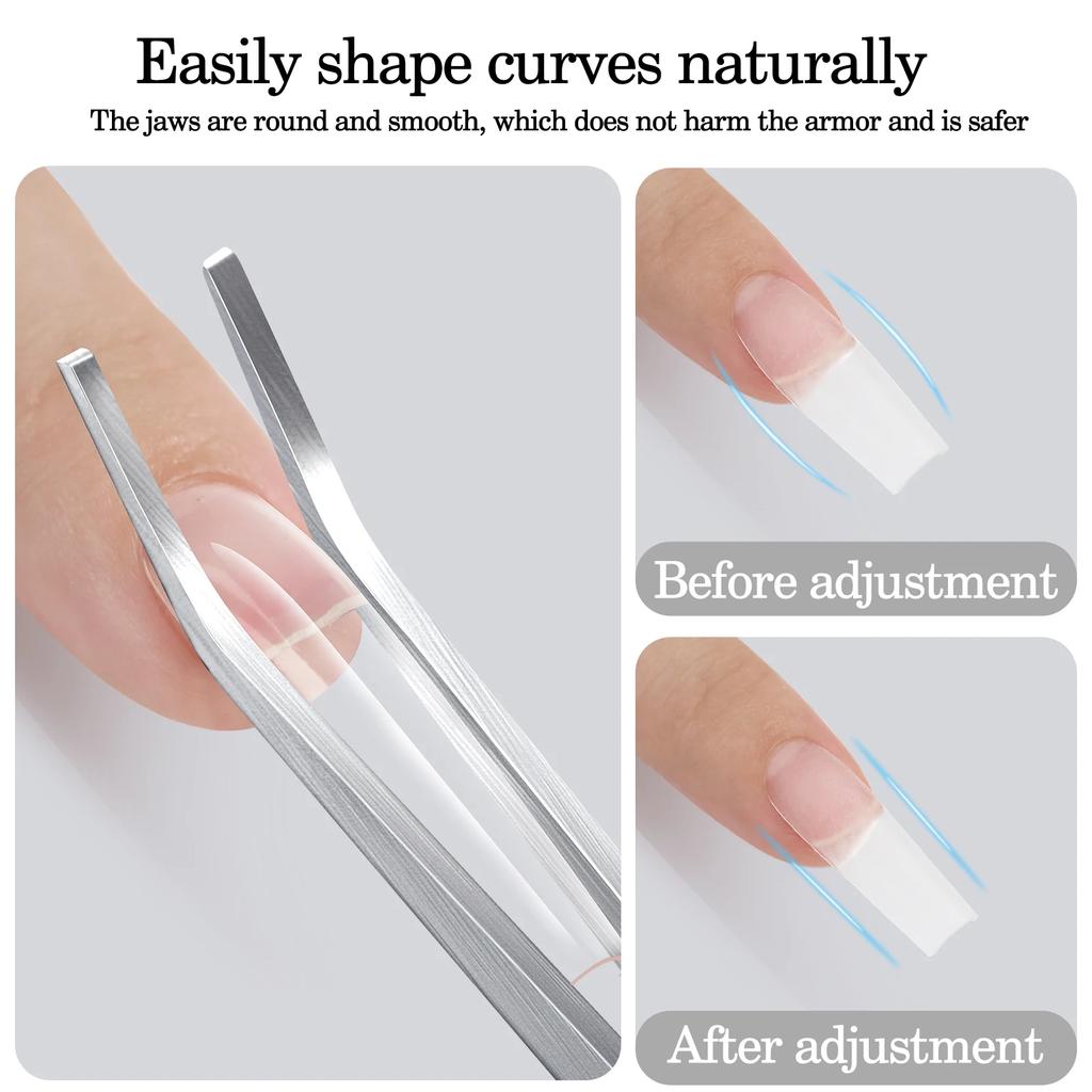 1/4/5/7Pc Professional Stainless Steel Nail Care Tools Double Head Cuticle Pusher Cuticle Nipper Nail Cuticle Remover Accessorie
