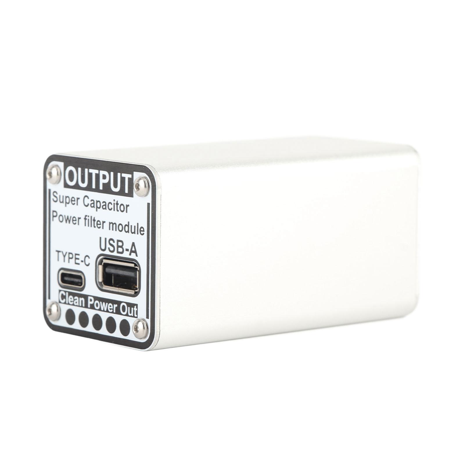 

Super Capacitor Power Filter Module Aluminum Alloy Shell Type C Interface Power Filter Module for