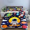 Space Adventure Outfit For Kids Kid'S And Adults' Bedroom Decor, Exquisite Three-Piece Bedding Set Gift