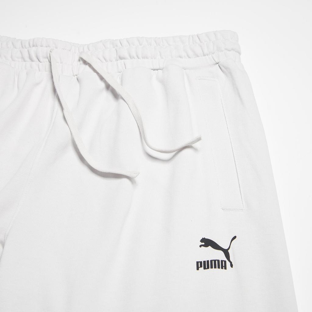 Puma Breathable Printed Casual Lace-Up Knitted Sports Pants Men Bottoms Gray 624104-72