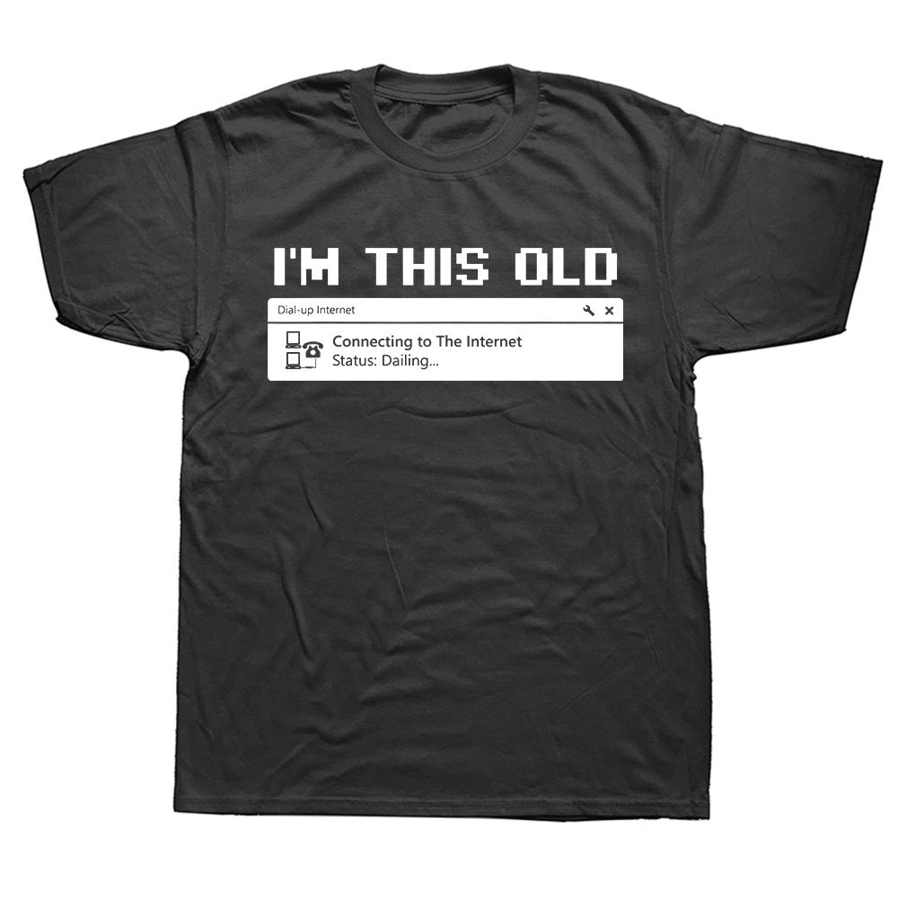 Cotton Computer 90s Programmer PC Nerd Geek Men T Shirts Graphic Streetwear Short Sleeve Birthday Gifts Summer Style T-shirt ... S разноцветный