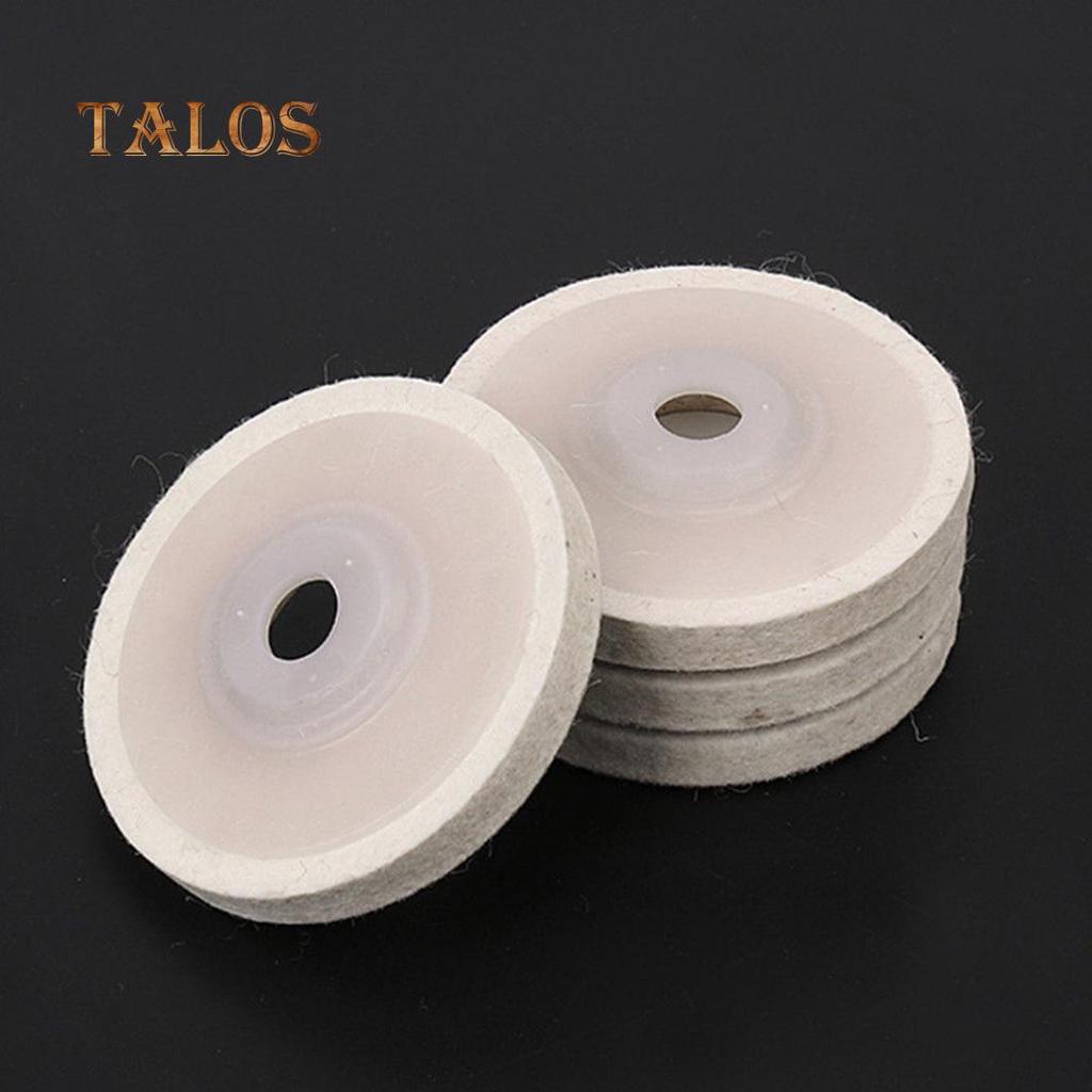 1Pc 100mm 4 Inch Wool Buffing Angle Grinder Wheel Felt Polishing Disc Pad Tool Office Decoration