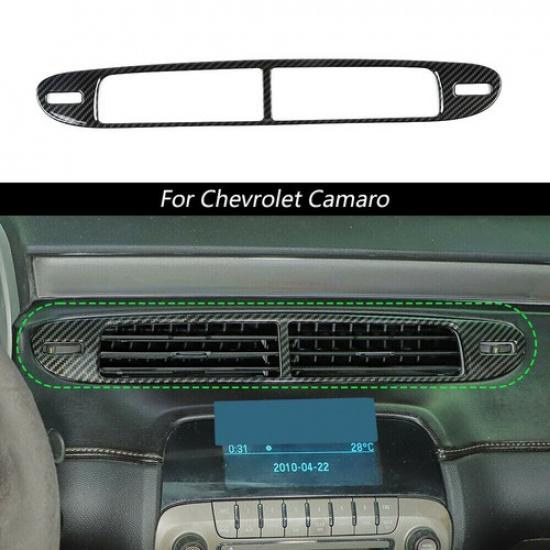 Central Console Air Vent Panel Frame Cover Trim For Chevy Camaro 2011-15 Carbon