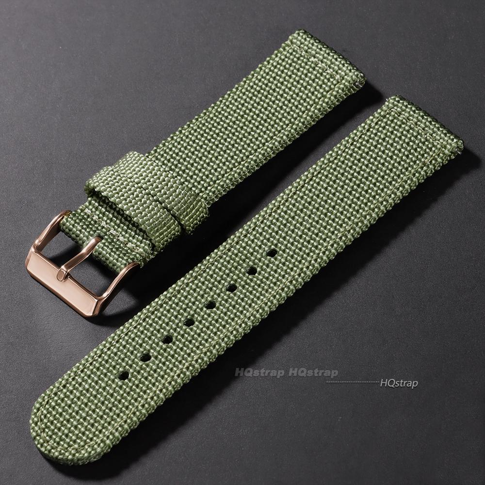 Curea de ceas din nailon țesut de 18mm 20mm 22mm 24mm Bandă sportivă pentru Seiko pentru Huawei Bandă din material textil pânză Brățară universală cu eliberare rapidă