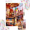 Diamant Painting 5D DIY Diamant Painting Mosaik Zootopia Nick Wilde Judy Hopps Cartoon Bild Strassstein Set Geschenk