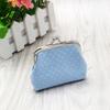 Retro Polka Dot Purse Women Coin Purse, Printing Mini Lightweight Pouch, Pocket Size Compact Storage Kiss Lock for Coins Earrings Hair Ties