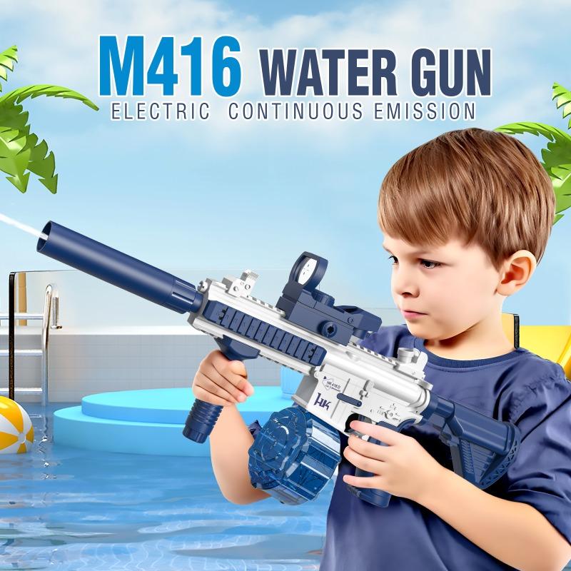 M416 Water Gun Shooting Toy Summer M416 Water Gun Battle Beach Outdoor Entertainment Children's and Adult Toys