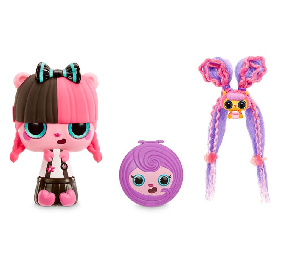 MGA Pop Pop Hair Surprise 3-In-1 POP Pets with Long, Brushable Hair